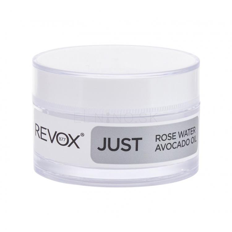 Revox Just Rose Water Avocado Oil Očný krém pre ženy 50 ml