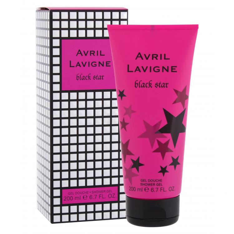 Avril Lavigne Black Star Sprchovací gél pre ženy 200 ml