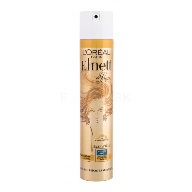 L&#039;Oréal Paris Elnett de Luxe Strong Hold Dry Hair Lak na vlasy pre ženy 300 ml
