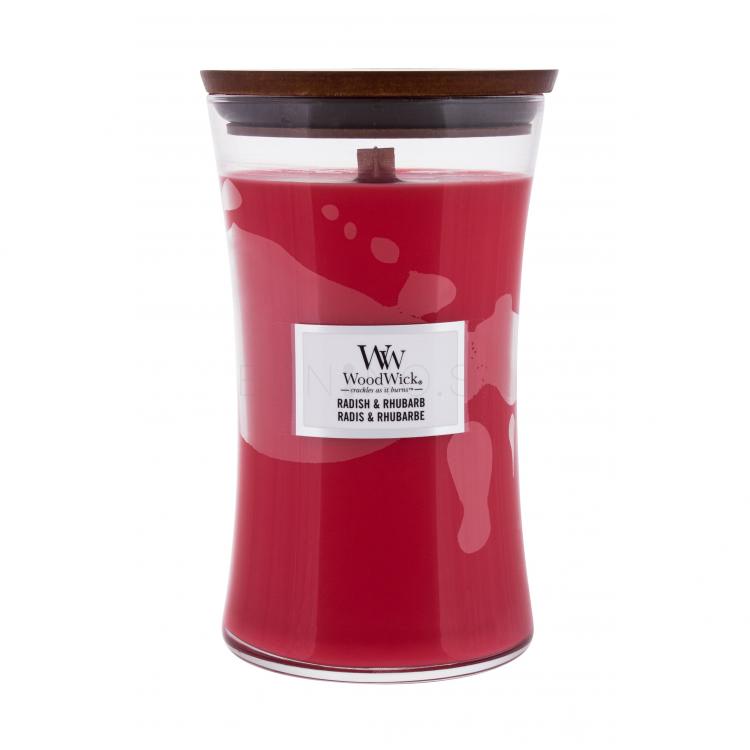 WoodWick Radish &amp; Rhubarb Vonná sviečka 610 g