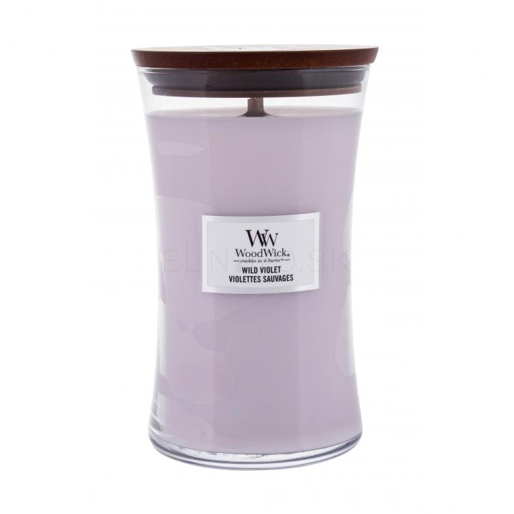 WoodWick Wild Violet Vonná sviečka 610 g