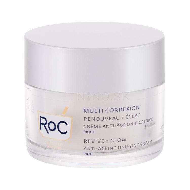 RoC Multi Correxion Revive + Glow Anti-Ageing Unifying Cream Denný pleťový krém pre ženy 50 ml