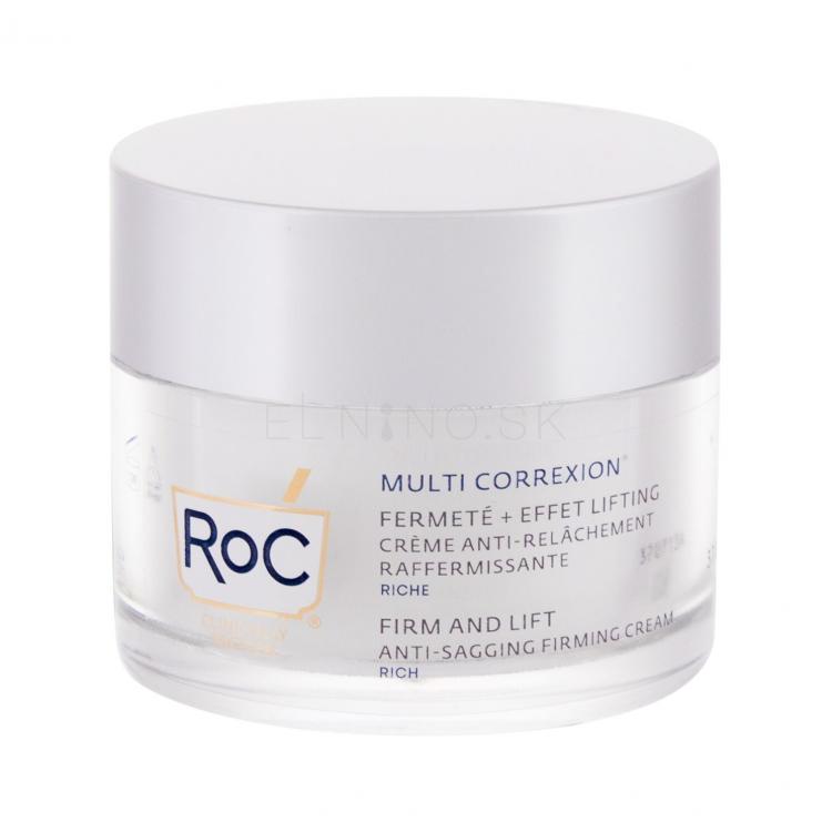 RoC Multi Correxion Firm And Lift Anti-Sagging Firming Cream Rich Denný pleťový krém pre ženy 50 ml
