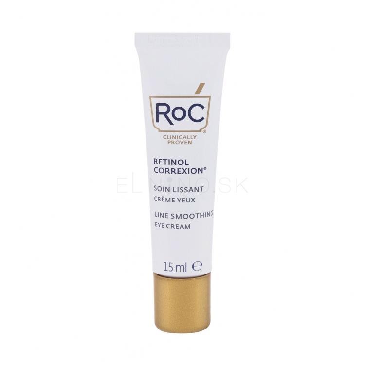 RoC Retinol Correxion Line Smoothing Očný krém pre ženy 15 ml