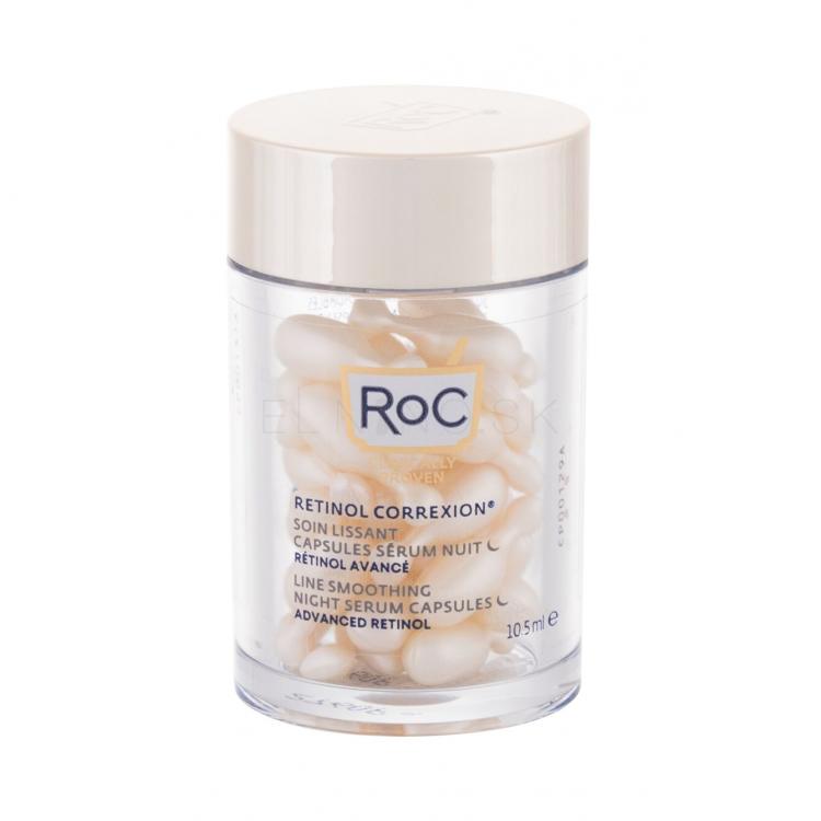 RoC Retinol Correxion Line Smoothing Advanced Retinol Night Serum Capsules Pleťové sérum pre ženy 10,5 ml