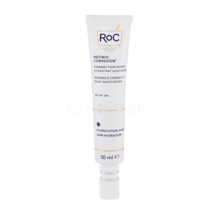 RoC Retinol Correxion Wrinkle Correct Daily Moisturizer SPF20 Denný pleťový krém pre ženy 30 ml