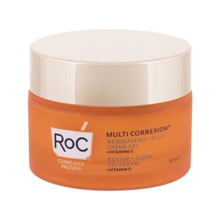 RoC Multi Correxion Revive + Glow Pleťový gél pre ženy 50 ml