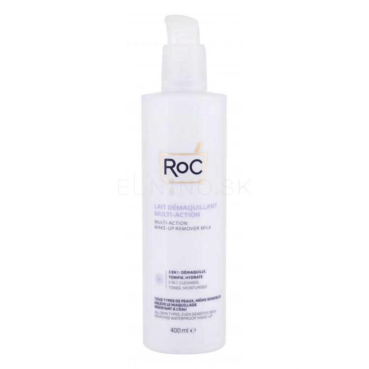 RoC Multi-Action Make-Up Remover Milk 3-In-1 Odličovač tváre pre ženy 400 ml