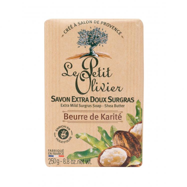 Le Petit Olivier Shea Butter Extra Mild Surgras Soap Tuhé mydlo pre ženy 250 g