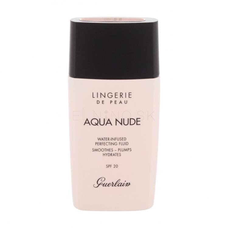 Guerlain Lingerie De Peau Aqua Nude SPF20 Make-up pre ženy 30 ml Odtieň 05W Deep Warm tester