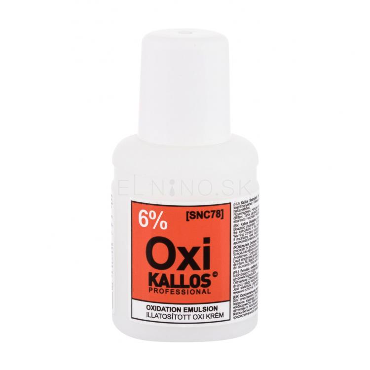 Kallos Cosmetics Oxi 6% Farba na vlasy pre ženy 60 ml