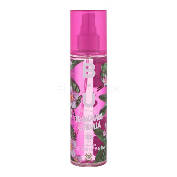 B.U. Oh My Body! Frangipani &amp; Vanilla Telový sprej pre ženy 200 ml