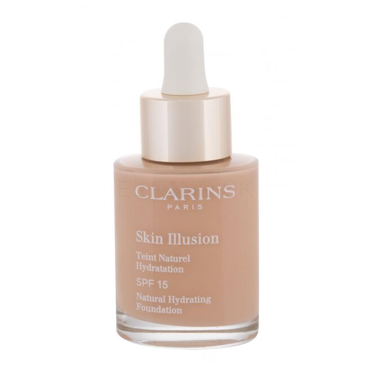 Clarins Skin Illusion Natural Hydrating SPF15 Make-up pre ženy 30 ml Odtieň 107 Beige