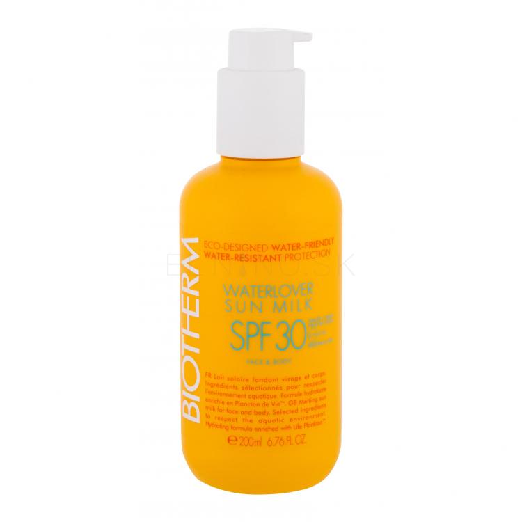 Biotherm Waterlover Sun Milk SPF30 Opaľovací prípravok na telo 200 ml