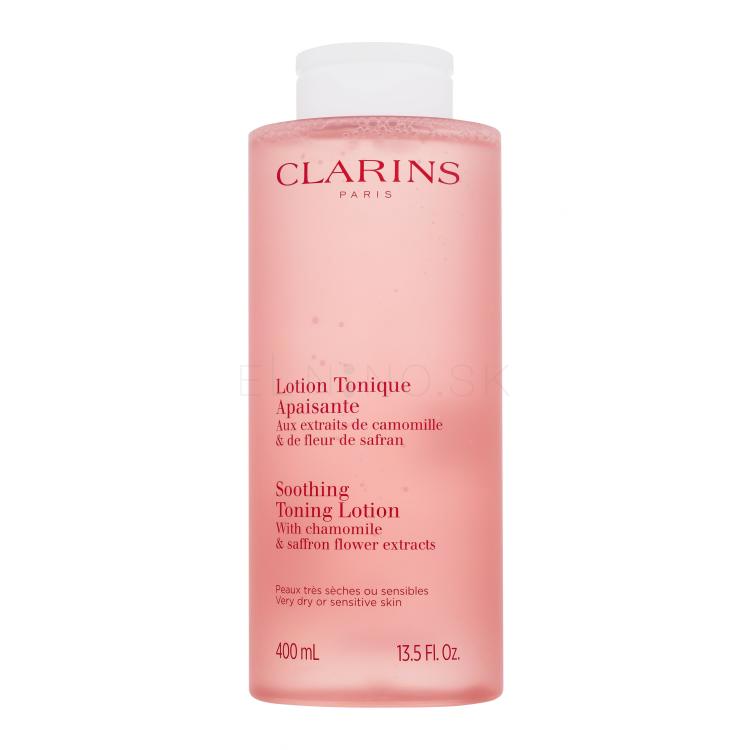 Clarins Soothing Toning Lotion Pleťová voda a sprej pre ženy 400 ml