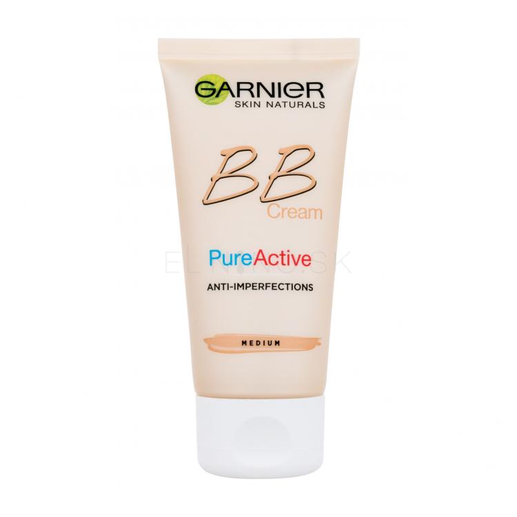 Garnier Skin Naturals Pure Active BB krém pre ženy 50 ml Odtieň Medium