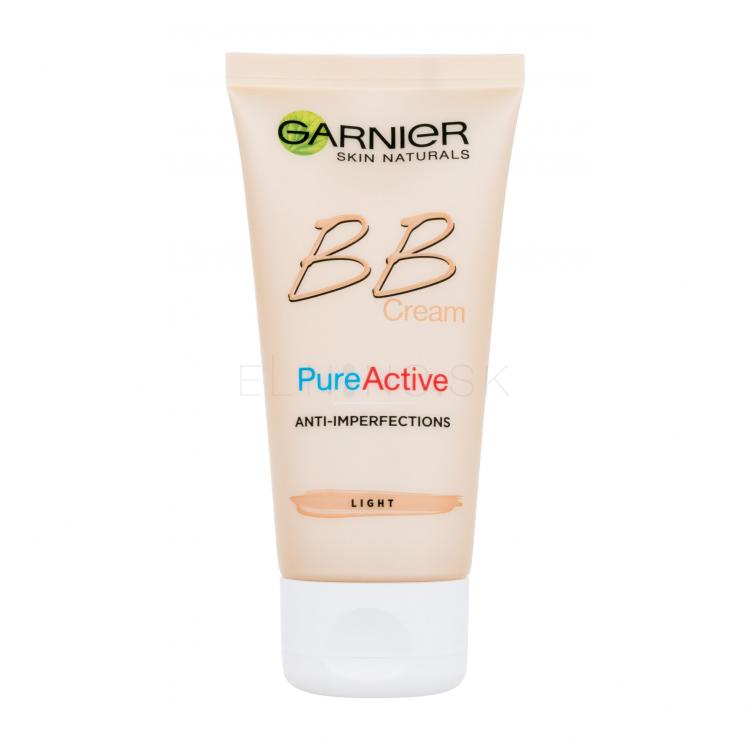 Garnier Skin Naturals Pure Active BB krém pre ženy 50 ml Odtieň Light