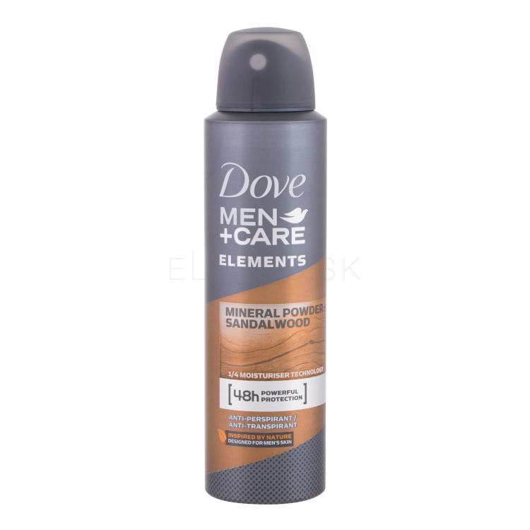 Dove Men + Care Elements Mineral + Sandalwood 48h Antiperspirant pre mužov 150 ml