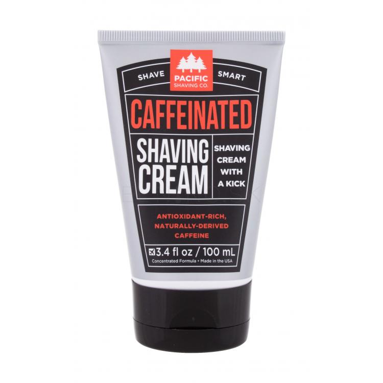 Pacific Shaving Co. Shave Smart Caffeinated Krém na holenie pre mužov 100 ml