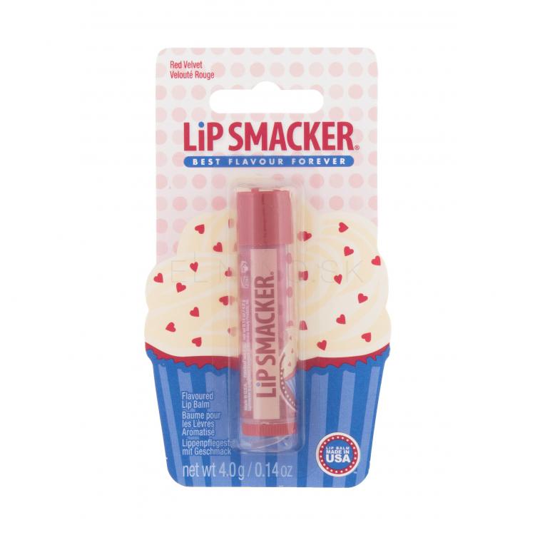 Lip Smacker Cupcake Balzam na pery pre deti 4 g Odtieň Red Velvet