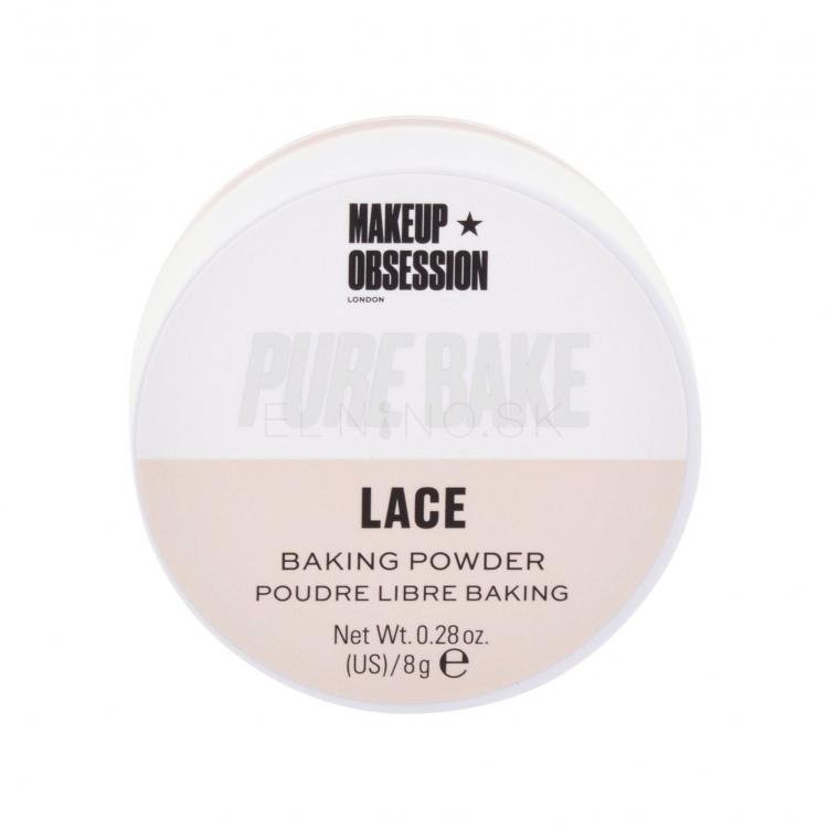 Makeup Obsession Pure Bake Lace Púder pre ženy 8 g