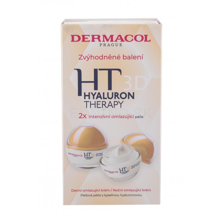 Dermacol 3D Hyaluron Therapy Darčeková kazeta pre ženy denný pleťový krém Hyaluron Therapy 3D Day Cream 50 ml + nočný pleťový krém Hyaluron Therapy 3D Night Cream 50 ml