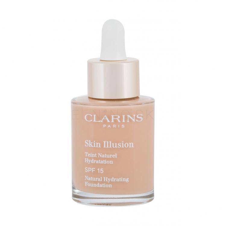 Clarins Skin Illusion Natural Hydrating SPF15 Make-up pre ženy 30 ml Odtieň 108.5 Cashew