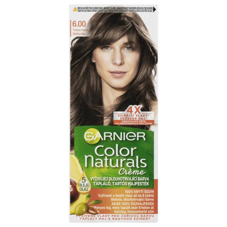 Garnier Color Naturals Créme Farba na vlasy pre ženy 40 ml Odtieň 6,00 Natural Medium Blonde