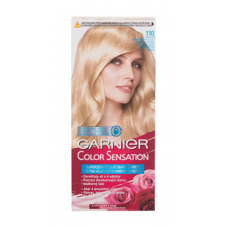 Garnier Color Sensation Farba na vlasy pre ženy 40 ml Odtieň 110 Diamond Ultra Blond