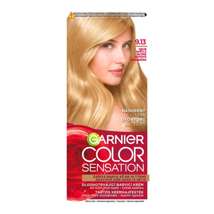 Garnier Color Sensation Farba na vlasy pre ženy 40 ml Odtieň 9,13 Cristal Beige Blond