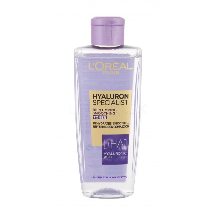 L&#039;Oréal Paris Hyaluron Specialist Replumping Smoothing Toner Pleťová voda a sprej pre ženy 200 ml