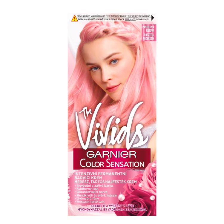 Garnier Color Sensation The Vivids Farba na vlasy pre ženy 40 ml Odtieň Pastel Pink