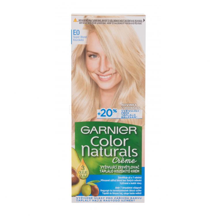 Garnier Color Naturals Créme Farba na vlasy pre ženy 40 ml Odtieň E0 Super Blonde