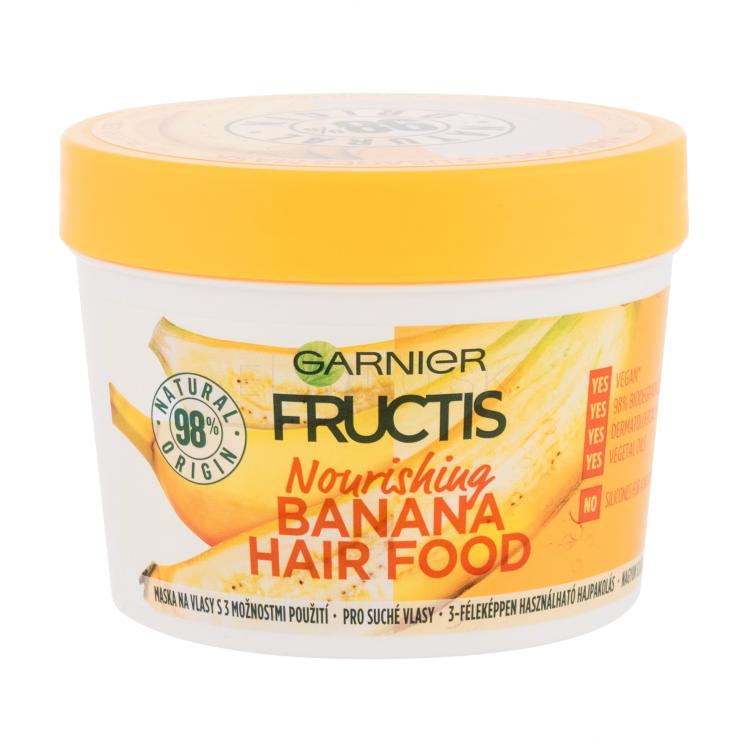 Garnier Fructis Hair Food Banana Nourishing Mask Maska na vlasy pre ženy 390 ml
