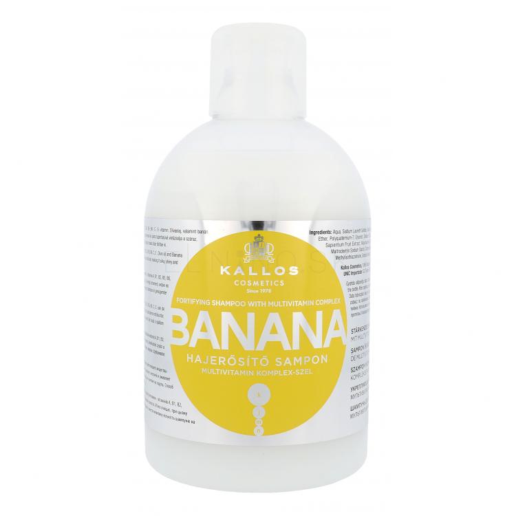 Kallos Cosmetics Banana Šampón pre ženy 1000 ml