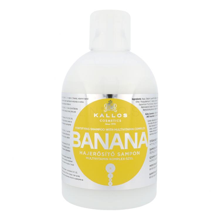 Kallos Cosmetics Banana Šampón pre ženy 1000 ml
