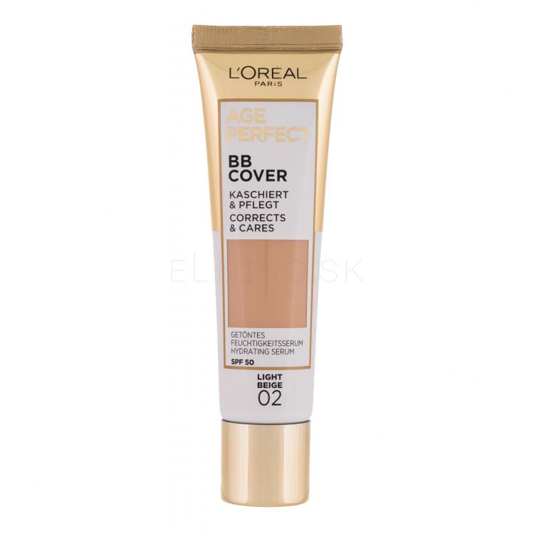 L&#039;Oréal Paris Age Perfect BB Cover BB krém pre ženy 30 ml Odtieň 02 Light Beige