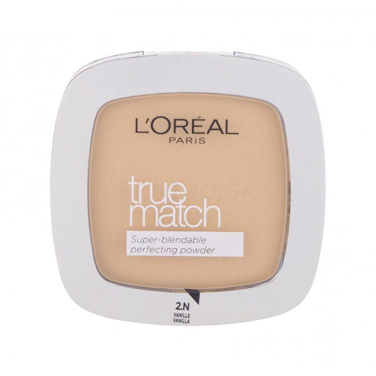 L&#039;Oréal Paris True Match Púder pre ženy 9 g Odtieň 2.N Vanilla