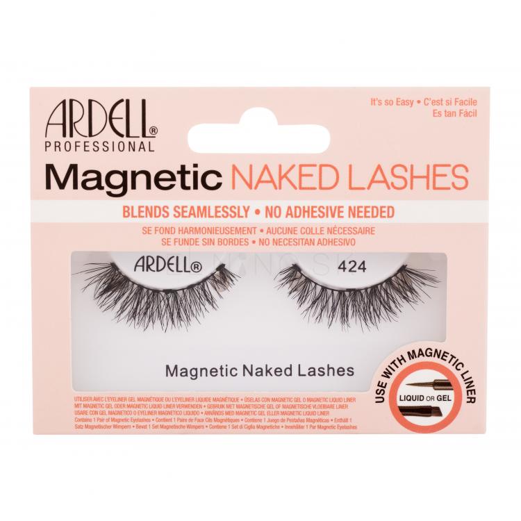 Ardell Magnetic Naked Lashes 424 Umelé mihalnice pre ženy 1 ks Odtieň Black