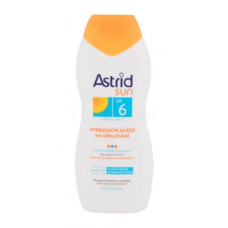 Astrid Sun Moisturizing Suncare Milk SPF6 Opaľovací prípravok na telo 200 ml