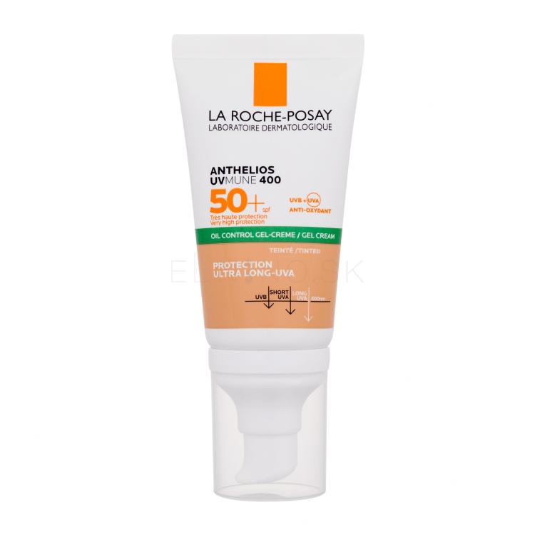 La Roche-Posay Anthelios UVMUNE 400 Tinted Oil Control Gel-Cream SPF50+ Opaľovací prípravok na tvár pre ženy 50 ml