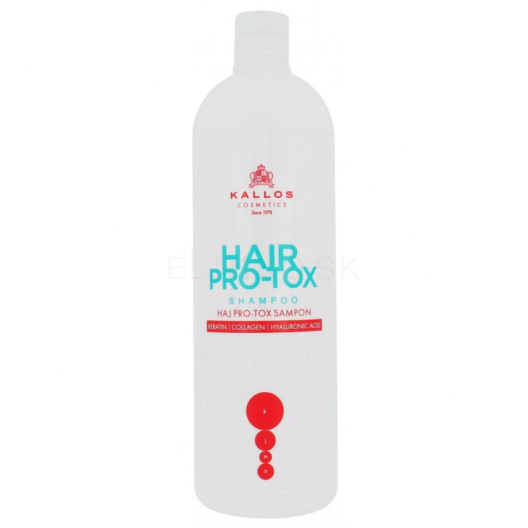 Kallos Cosmetics Hair Pro-Tox Šampón pre ženy 1000 ml poškodený flakón