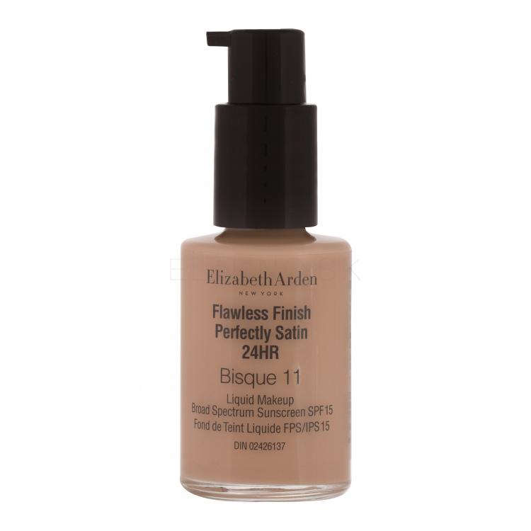 Elizabeth Arden Flawless Finish Perfectly Satin 24HR SPF15 Make-up pre ženy 30 ml Odtieň 11 Bisque tester