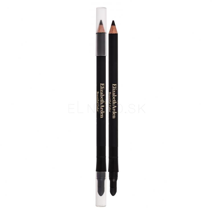 Elizabeth Arden Beautiful Color Smoky Eyes Ceruzka na oči pre ženy 1,1 g Odtieň 01 Smoky Black tester