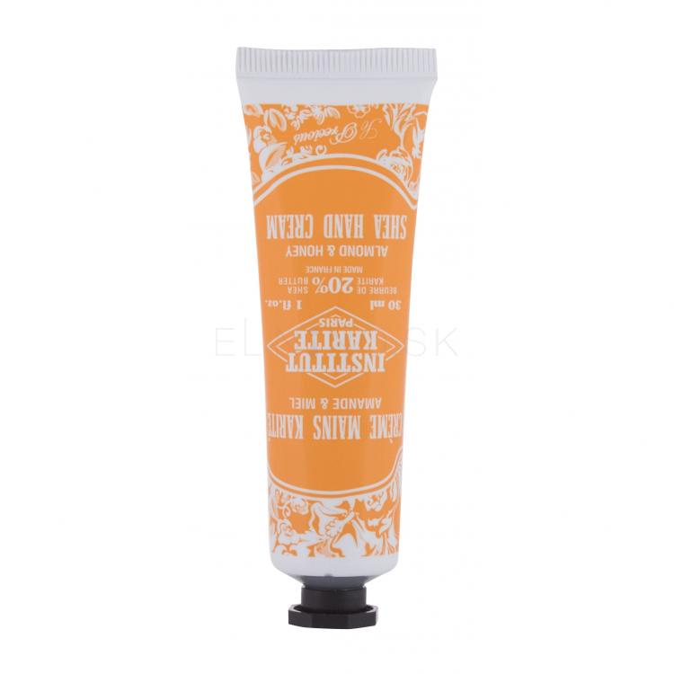 Institut Karité Shea Hand Cream Almond &amp; Honey Krém na ruky pre ženy 30 ml