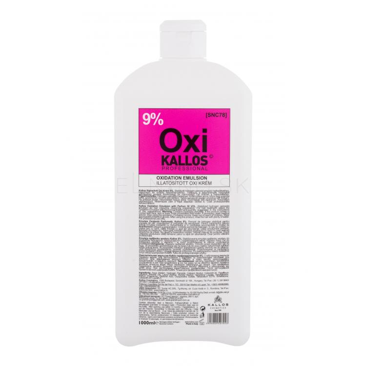 Kallos Cosmetics Oxi 9% Farba na vlasy pre ženy 1000 ml