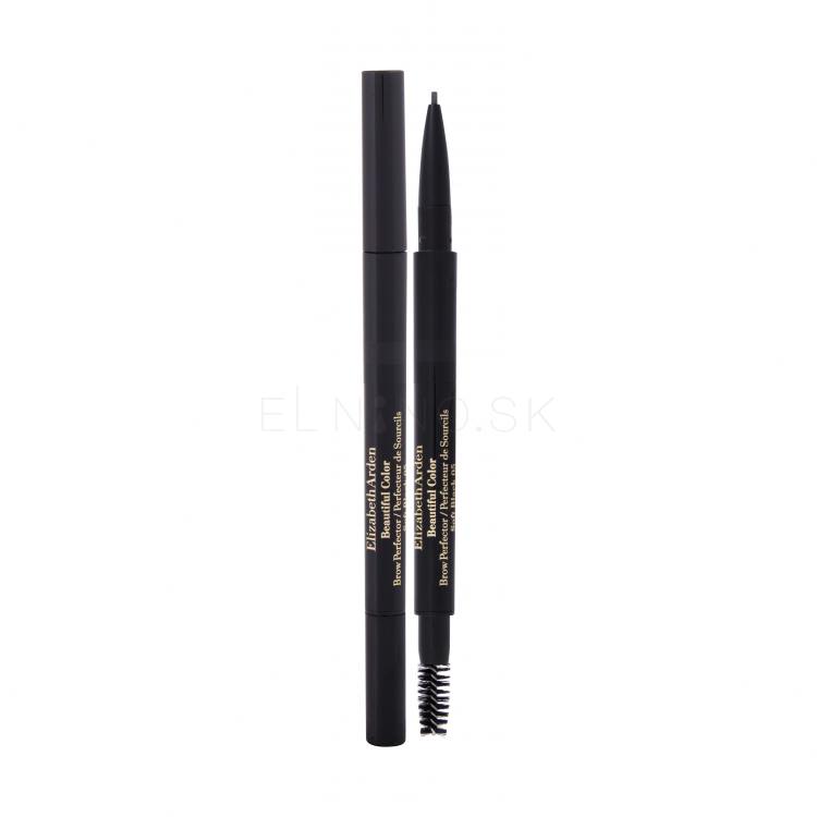 Elizabeth Arden Beautiful Color Brow Perfector Ceruzka na obočie pre ženy 0,32 g Odtieň 05 Soft Black