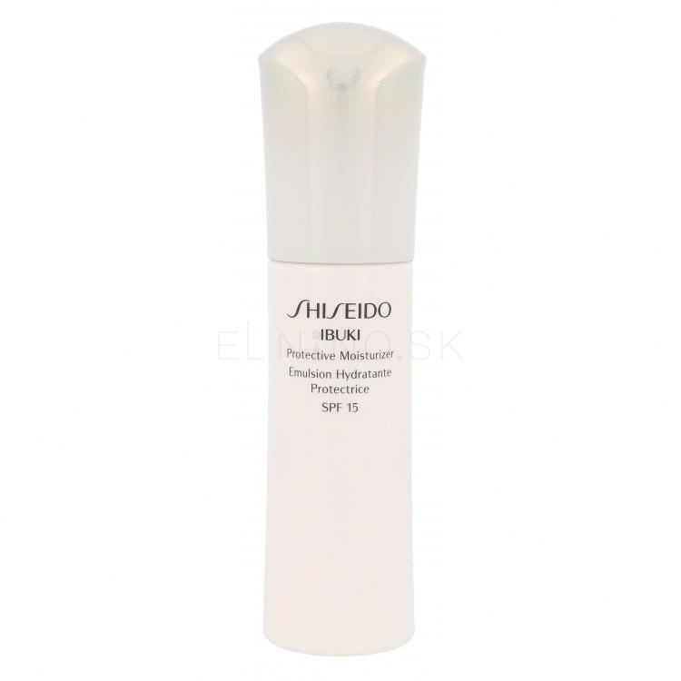 Shiseido Ibuki Protective Moisturizer SPF15 Denný pleťový krém pre ženy 75 ml tester