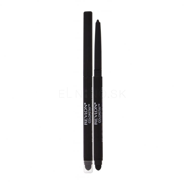 Revlon Colorstay Ceruzka na oči pre ženy 0,28 g Odtieň 201 Black tester