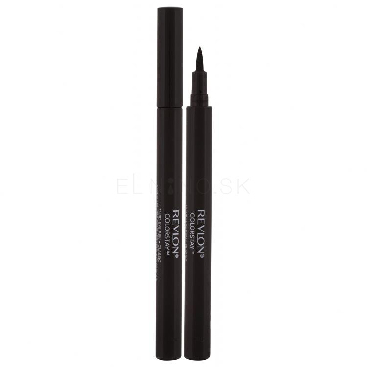 Revlon Colorstay Liquid Eye Pen Očná linka pre ženy 1,6 g Odtieň 01 Blackest Black tester